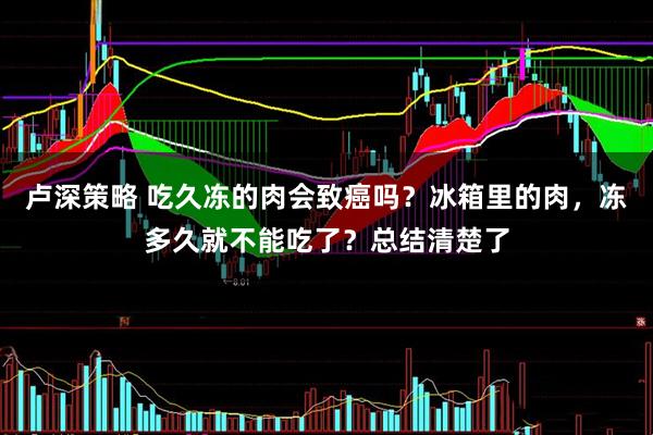 卢深策略 吃久冻的肉会致癌吗？冰箱里的肉，冻多久就不能吃了？总结清楚了