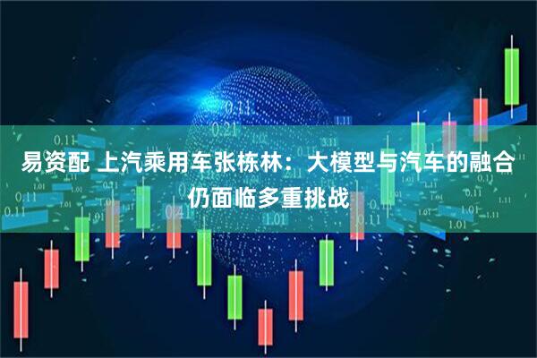 易资配 上汽乘用车张栋林：大模型与汽车的融合仍面临多重挑战